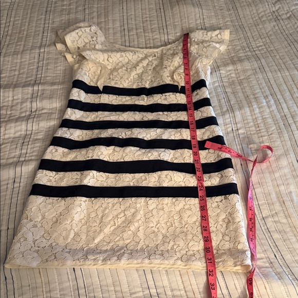 BCBG Black and White Striped Mini Dress - Picture 8 of 14